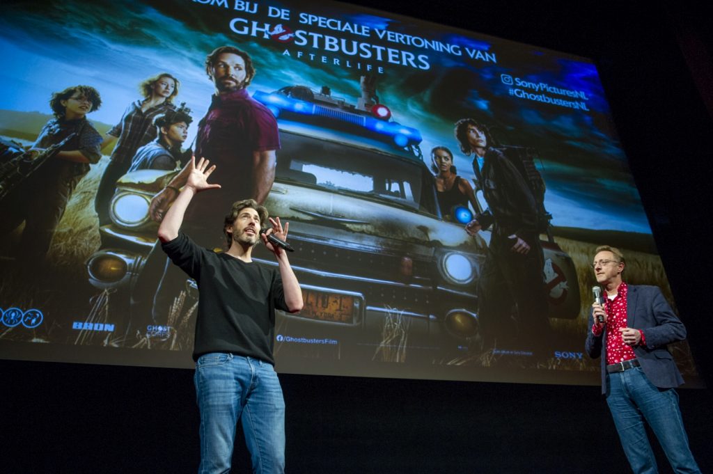 Jason Reitman in Tuschinski met Jan Doense