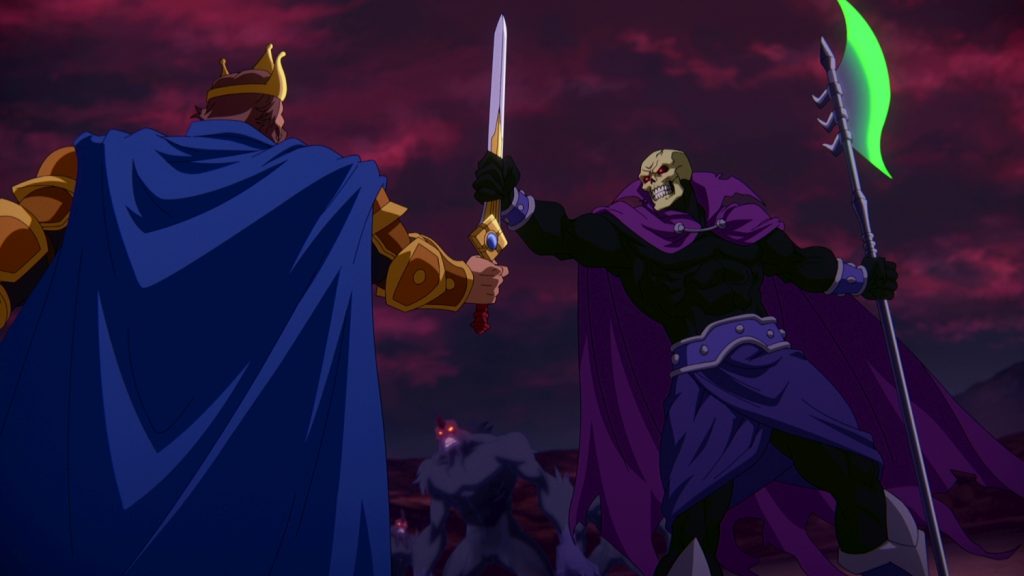 Koning Randor versus Skeletor