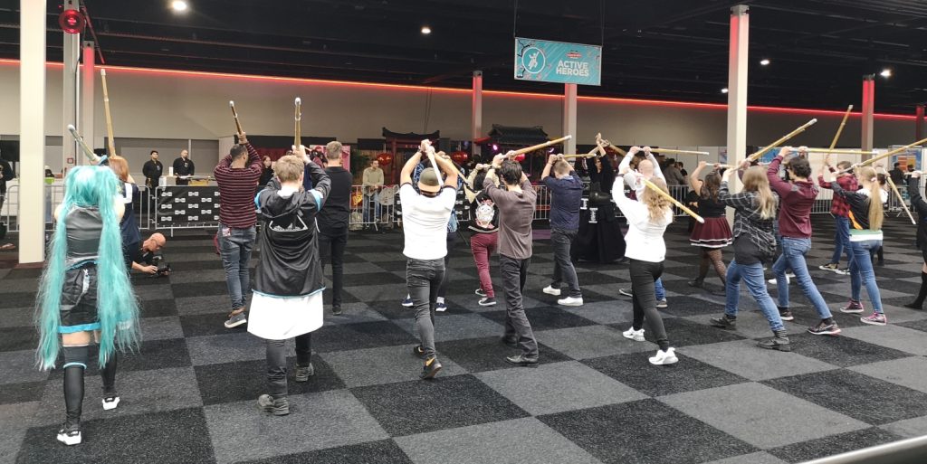 Kendo workshop publiek - Heroes Made in Asia 2021