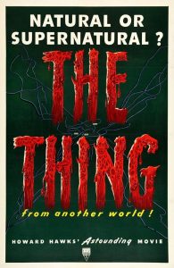 The Thing from another world - Poster