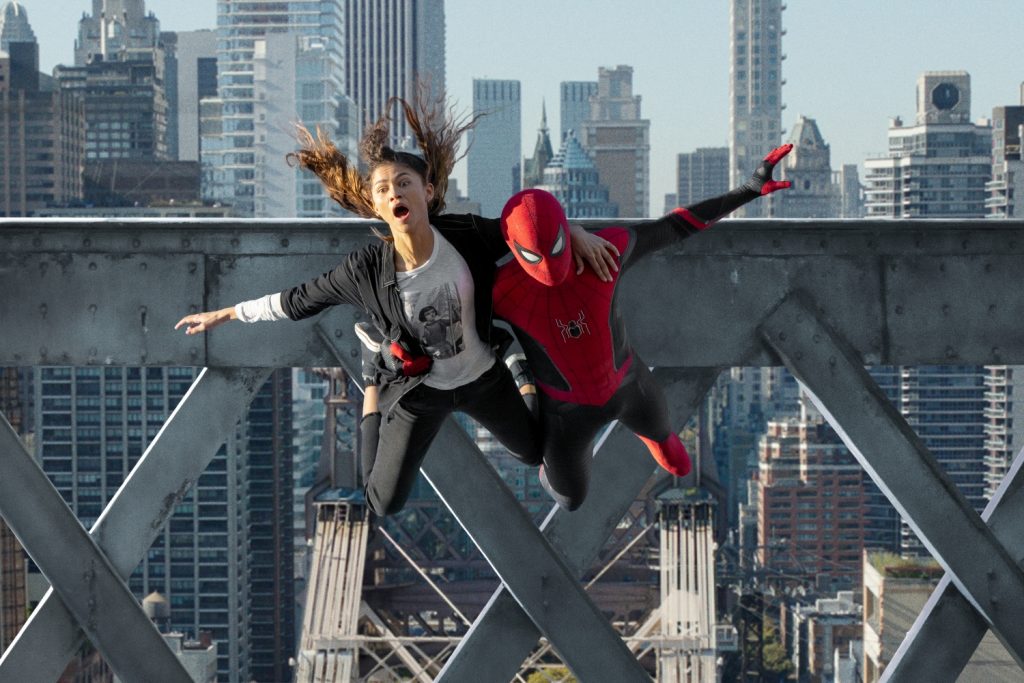 Zendaya als MJ en Tom Holland als Spider-Man in No Way Home