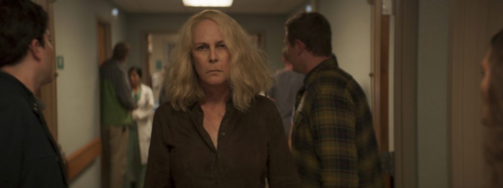 Jamie Lee Curtis als Laurie Strode in Halloween Kills