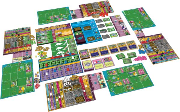 Dinosaur Island spelbord overzicht