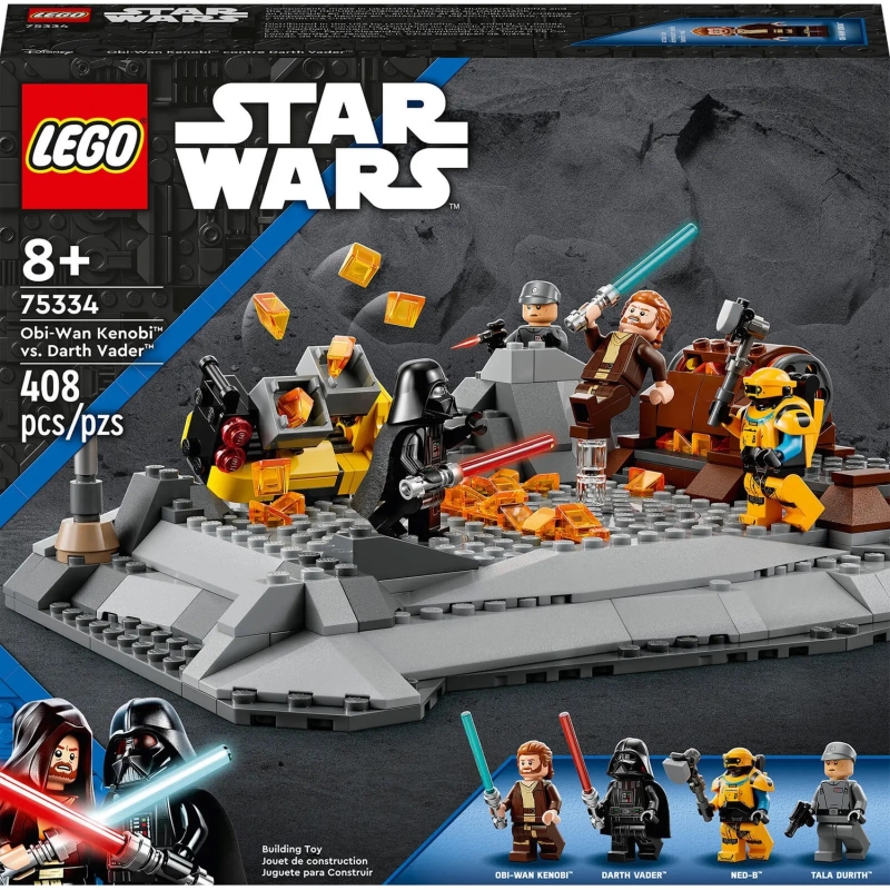 Modern Myths Merchandise – Obi-Wan Kenobi - LEGO Star Wars Obi-Wan Kenobi vs. Darth Vader Battle - Zavvi