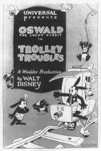 Oswald the Lucky Rabbit Trolley Troubles poster - Universal Pictures