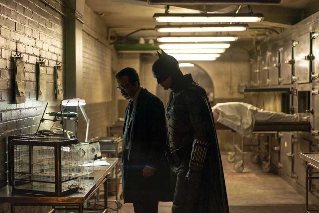 Jeffrey Wright als James Gordon en Robert Pattinson als de Batman