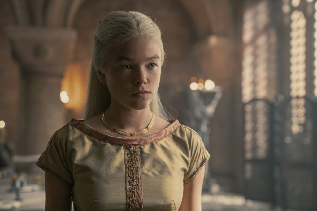House of the Dragon recensie - Milly Alcock als de jonge prinses Rhaenyra Targaryen