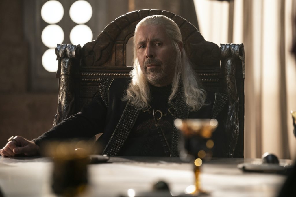 Paddy Considine als koning Viserys Targaryen