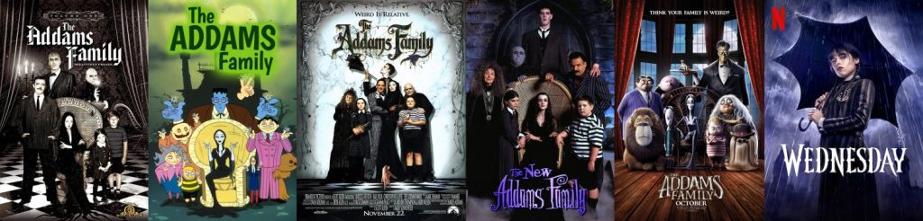The Addams Family door de jaren heen