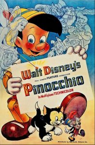 Disney Pinocchio 1940 - poster