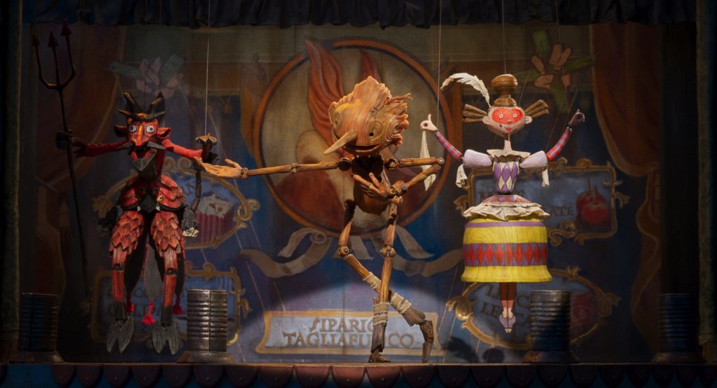 Gregory Mann als Pinocchio in Guillermo Del Toro's Pinocchio