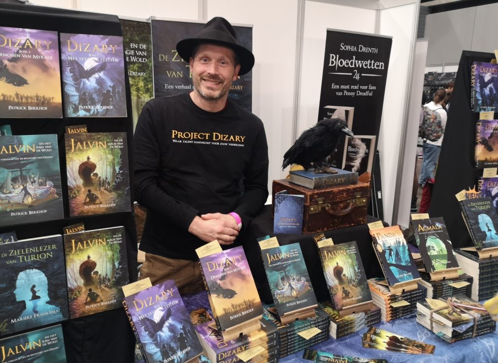 Patrick Berkhof - Project Dizary op Dutch Comic Con 2022 Winter Edition