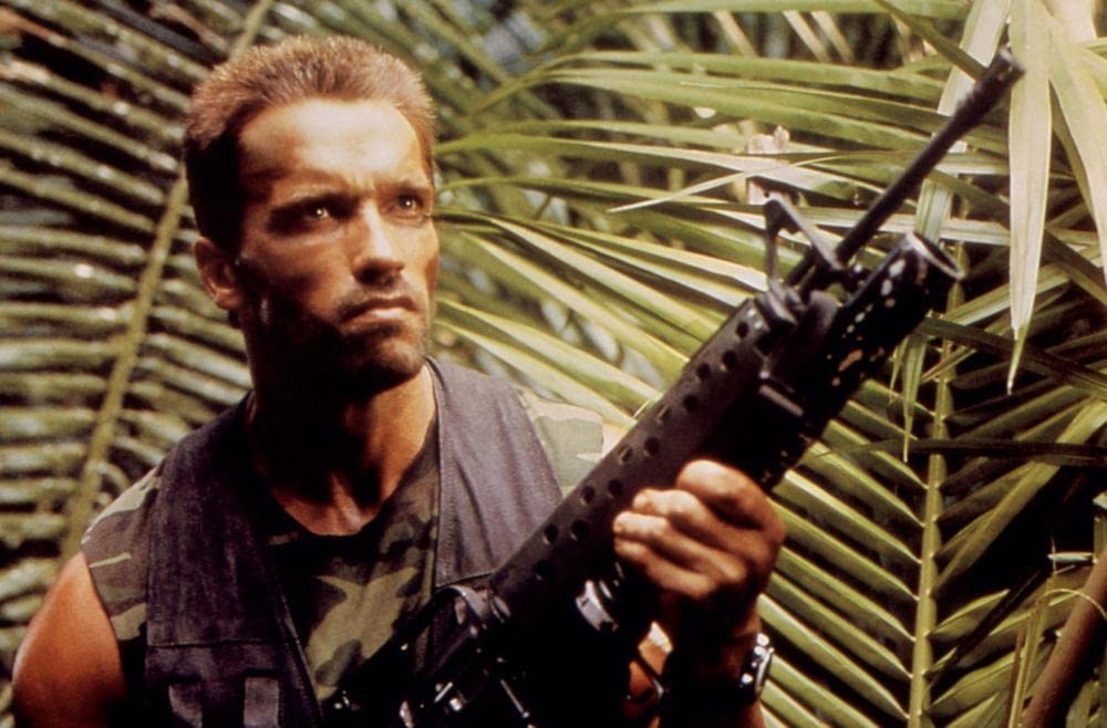 Arnold Schwarzenegger als Dutch in Predator - 1987