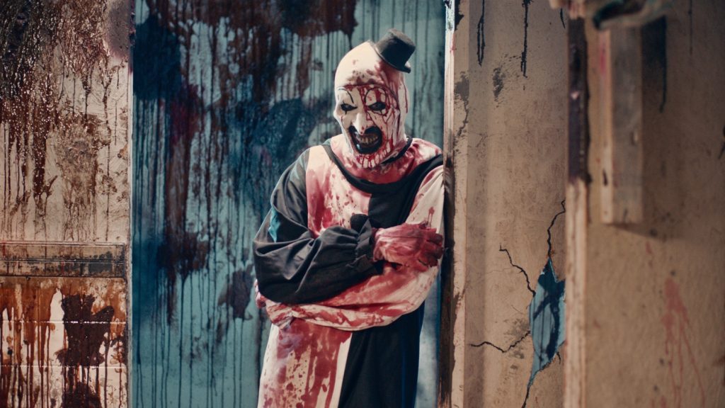 David Howard Thornton als Art the Clown in Terrifier 2