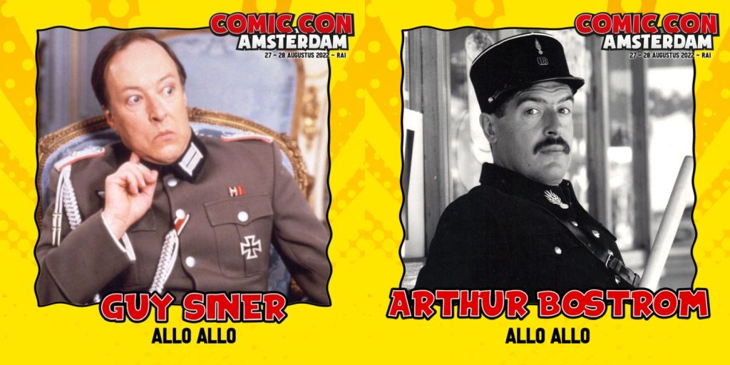 Guy Siner en Arthur Bostrom - 'Allo 'Allo