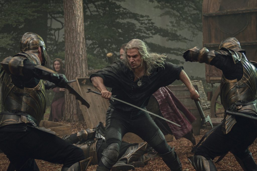 Henry Cavill als Geralt of Rivia in The Witcher seizoen 3