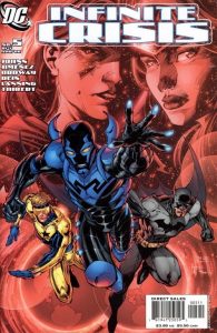 Infinite Crisis #5 variant cover met Jaime Reyes als Blue Beetle - 2006