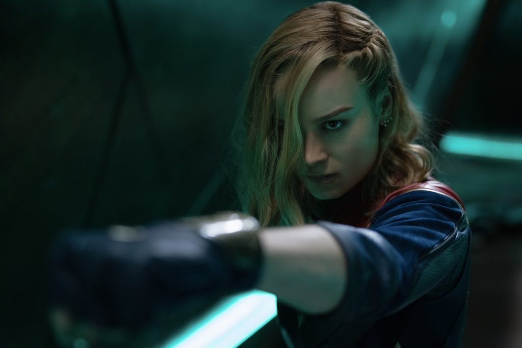 Brie Larson als Carol Danvers in The Marvels