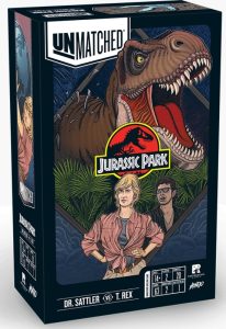 Unmatched Jurassic Park - Dr. Sattler vs. T. Rex packshot