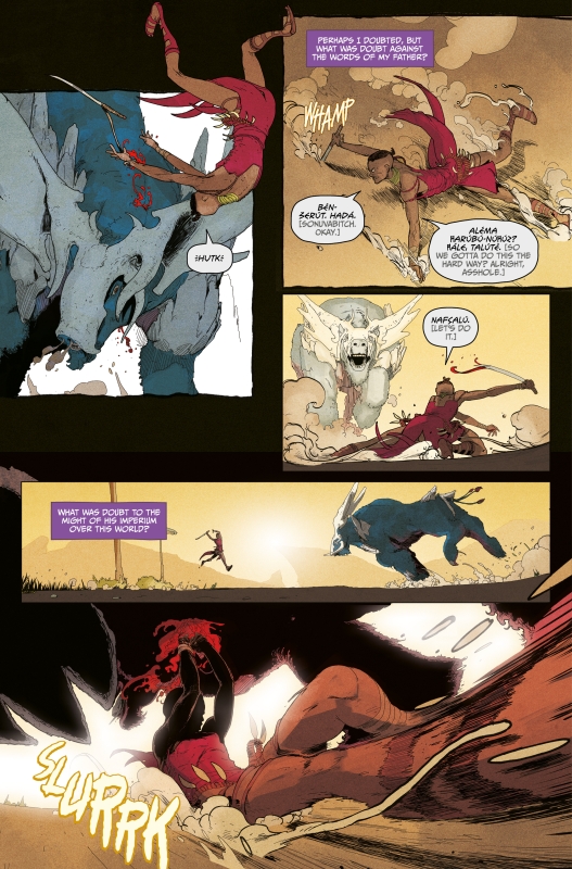 Rebel Moon House of the Bloodaxe 1 - Titan Comics interior art