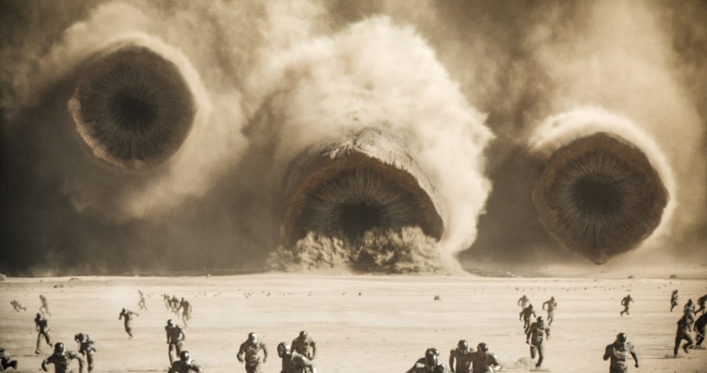 De wormen komen in Dune Part Two