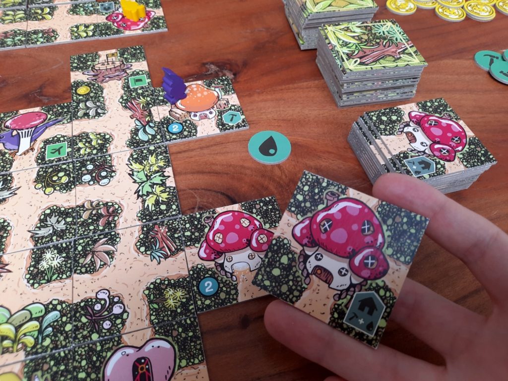Gnome Village tegels aanleggen