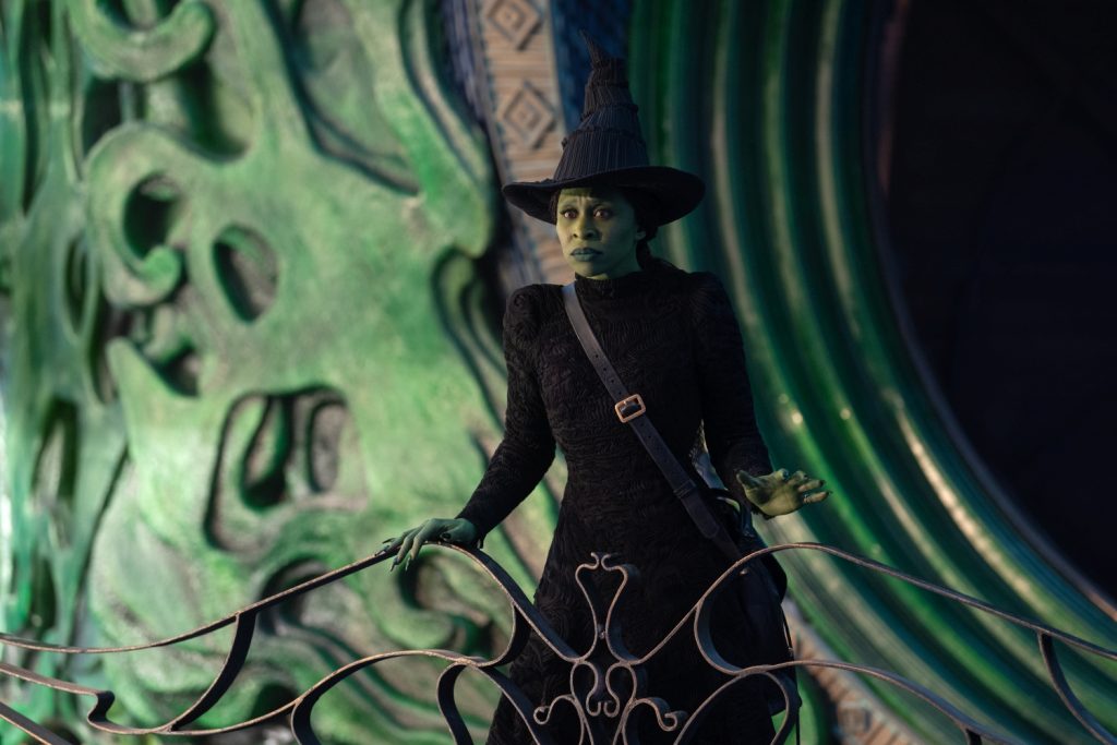 Cynthia Erivo als de heks Elphaba 