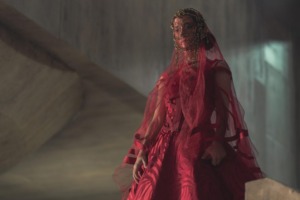 Sarah-Sofie Boussnina als prinses Ynez Corrino in Dune Prophecy seizoen 1