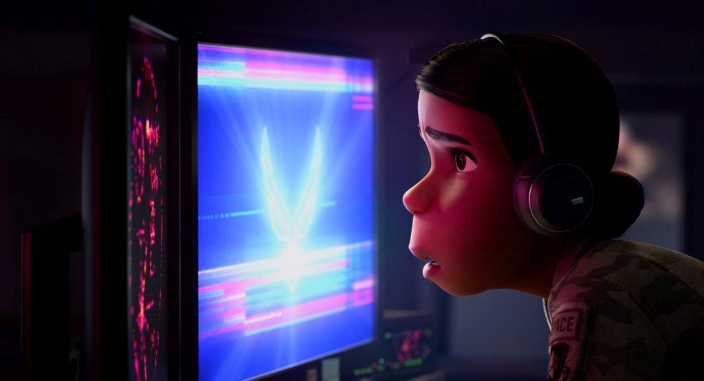 Zoe Saldaña en America Ferrera als Olga Solís